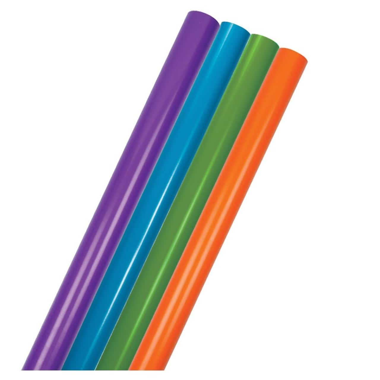 JAM Paper Primary Colors Assorted Gift Wrap, 4ct.